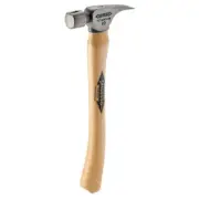 Stiletto Claw Hammer 10 oz. Smooth Face Titanium w/ 14.5" Curved Hickory Handle