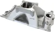 Aeroflow Sbc Hi Rise Intake Manifold Single Plane Chev 350 Natural - AF6001-1000