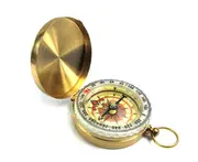 C190 Flip Compass Pocket Watch Compass Outdoor Multifunctional Metal Compass with Luminous Camping Gear Equipment