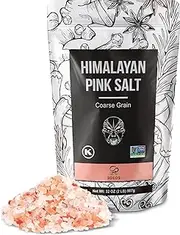 [Soeos] Himalayan Pink Salt 2lbs, Course Grain, Natural Pure Rock Salts, Gourmet Pure Crystal Pink Salt for Grinder and Salt Mills, Pink Sea Salt