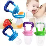 Baby Feeder Pacifier Food Feeding Fruit Fresh Silicone Teether Soother Nibbler
