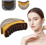 Lymphatic Contour Face Brush, Dry Brushing Face Brush for Chin Jawline Sculpting, Fit the Skin Precisely for Improve Blood Circulation, Promote Natural Detoxification, Ergonomically Designed, 1 PCS