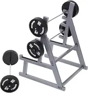 Abaodam 1 Set Fitness Barbell Ornaments Furniture Weightlifting Accessories Adjustable Weight Bench Weight Holders for Barbells Barbell Holder Bench Press Rack Desktop Decor Plastic Black
