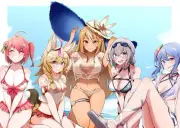 Anime virtual youtuber hololive sakura miko omaru polka Playmat Gaming Mat Desk