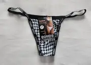 Bonds Ladies WREJ F5D Mixed Tape Print Icons Mini Gee G String Brief Size 18 New