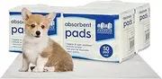 Harbour Housewares Disposable Puppy Pads - 32.5cm x 45cm - 150x Small Absorbent Puppy Training Pads Leak-Proof Pee Pads for Dogs, Cats, Kittens Potty Training Mats