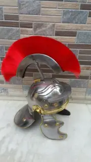 Ancient Vintage Spartan Knight Roman Centurion Armor Helmet Larp Halloween Item