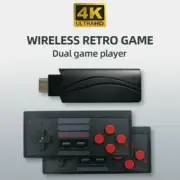 Retro Mini HDMI 4K TV Game Stick Console 628 Built-in Games 2×Wireless Gamepad