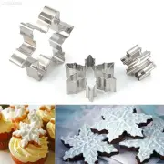 Tools Cake Decor Cookie Cutter Mold Biscuit Snowflake Stainless Steel