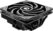 ID-COOLING IS-55 Black CPU Cooler Low Profile 55mm Height CPU Air Cooler 5 Heatpipes 120x120x15mm Slim Fan, CPU Fan for Intel LGA1851/1700/115X/1200; AMD AM4/AM5