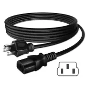 5ft UL AC Power Cord For XBox 360 Brick w/ Notch X803538-004 Notched 3-Prong