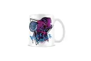 Black Panther Mug (White/Purple/Blue) (One Size)