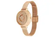 Women's Fashion Magnetic Quartz Cascual Gold Silver Wrist Watch stainless steel - Gold