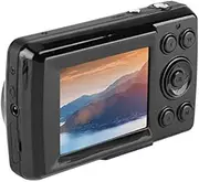 Video Camera, 16X Zoom Digital Video Camera Vlogging Camera with Fill Light 2.4 inch LCD Display for Outdoor(Black)