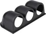 Add Style to Your Vehicle's Interior with The Instrument Rack Gauge Mount, Column Gauge Holder, Black Triple Column Dashboard