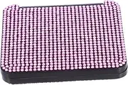 Rhinestone Compact Makeup Mirror Portable Travel Vanity Mirror for Women Stylish Handheld Mini Mirror for Purse Office Go Use