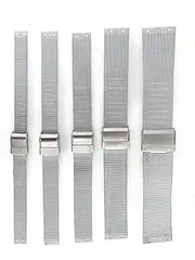 [NZZXTO] Replacement Stainless Steel Watch Band for Skagen Bering Unisex Watches with Screw
