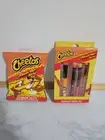 Cheetos Flamin' Hot Eyeshadow Palette and Brush Set, NEW