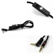 4FT 3.5MM AUX REPLACEMENT AUDIO CABLE BLACK W/CONTROL TALK IPHONE 5 4S 3GS IPOD
