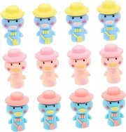 LALAFINA 12pcs Silicone Pencil Extenders Pencil Lengthener for Boys and Girls School Office Art Writing Tool