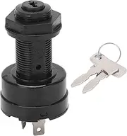 Grcfumo Ignition Key Switch, Universal Starter Ignition Key Switch with 2 Keys, 102508601 Replacement for Club Car Precedent Electric 2004 UP