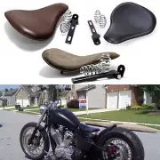 Motorcycle Bobber Solo Seat Soft Leather For Honda Shadow 1100 750 600 500 Refit