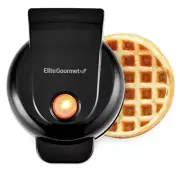 EWM013B Electric Nonstick Mini Waffle Maker with 5-inch cooking surface Belgi...