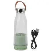 Portable Blender 380ml Stainless Steel Blade Detachable USB Charge 1300mAh Travel Blender for Kitchen Office Outdoor