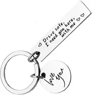[Healeved] 1pc Engraved Keychain Keychains Keys Custom Lanyard Fluffy Personalized Accessories Embroidery Cute Keychain Pendant Creative Keychain Chic Key Rings Keychain Decor Stainless Steel