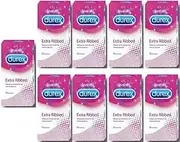 Durex Extra Ribbed Condoms for her intense pleasure Condom (Pack Of 90)