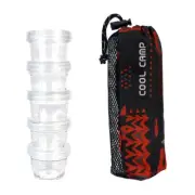 5 Pcs Condiment Bottle Clear Seasoning Box Dispenser Portable Jars