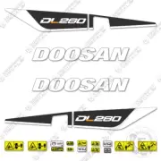 Fits Doosan DL280-5 Decal Kit Wheel Loader - 7 YEAR OUTDOOR 3M VINYL!