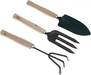 Kisangel Garden Tool Kit 3-Piece Set Mini Indoor Garden Tools Garden Shovel Rake Trowel for Succulent and Flower Planting Random Color