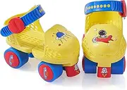 Adjustable Roller Skates for Kids Girls Boys,Easy Training Quad 4-Wheel Skates for Beginners,Toddler 2-4