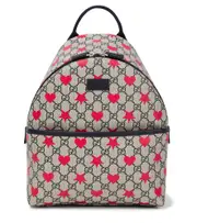 [Gucci Kids] Gucci Kids GG Canvas printed backpack One Size beige