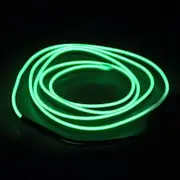 5m String Lights 0 LEDs EL 1pc White Red Blue Waterproof Self-adhesive Neon Electroluminescent Wire