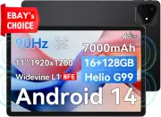 Iplay 60 Pro 11" Tablet 90Hz FHD Android 14 16GB RAM Helio G99 4G WiFi5