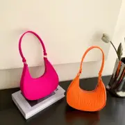 Felt Stone Pattern Underarm Bag For Women Light Weigh Single Shoulder Handbag CR