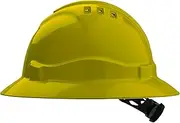 Pro Choice Safety Gear v6 hard hat vented full brim ratchet harness - yellow