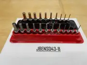 Snap-on Tools USA NEW 22pc Mix Drive SAE & Metric Standard Hex Bit Socket Sets