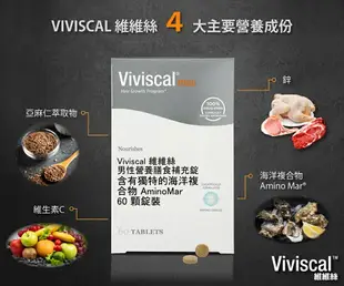 Viviscal維維絲 男性營養膳食補充錠 60錠 30天