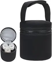 Breastmilk Travel Cooler | Milk Bottles Bag - Breast Milk Chiller with Detachable Strap, Insulated Bottle Bags Fits 2 Large 8oz Bottles for Nursing Mom Daycare