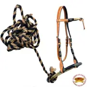 HILASON Western Horse Headstall Genuine American Leather | Headstall for Horses