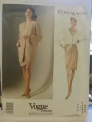 Vogue 2512 Pattern Designer DONNA KARAN ~ JACKET, TOP & SKIRT ~ Misses 8-10-12