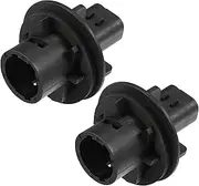 X AUTOHAUX Car Front Bumper Lamp Bulb Holder Socket XBP100180 for Land Rover Discovery 1994-2002 (Set of 2)