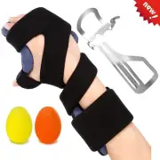 Stroke Resting Hand Splint - Night Immobilizer Wrist Brace w/ Finger Support
