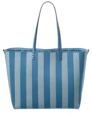 FENDI Roll Large FF Canvas & Leather Tote