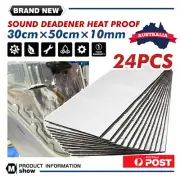 24Pcs 50CMx30CM Sound Deadener Heat Proof Insulation Foam For Car Auto Shield (for: Renault)