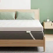 Novilla 2 Inch Full Mattress Topper,Gel Memory Foam Mattress Topper Full for Cooling Sleep, Supportive & Pressure Relief, Non-Slip Design with Breathable Bamboo Charcoal Cover