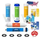 Carbon and Sediment Replacement Filters for Reverse Osmosis Systems - 5 Pack